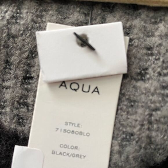 Aqua Curve Black Gray Zebra Cardigan Sweater Size 2X New with tags - Picture 4 of 9